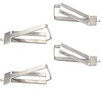 3DPLady 4 clips de fixation pour imprimante 3D (pinces en acier inoxydable) pour lits en verre ou supports tels que les plaques en acier