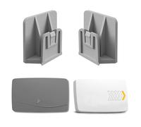 3Drive Clip support pour T.Pass, système de télépéage, compatible avec MooneyGo, montage adhésif (gris, 2 pièces)