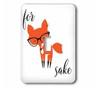 3dRose (1) Interrupteur à bascule simple (lsp_235574_1) Saké de renard