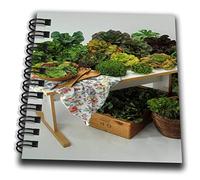 3dRose Bloc-notes avec drapeau blanc, 10 x 10 cm