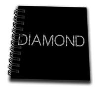 3dRose Bloc-notes avec drapeau blanc, 10 x 10 cm