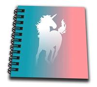 3dRose Bloc-notes avec drapeau blanc, 10 x 10 cm