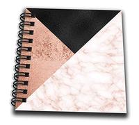 3dRose Bloc-notes drapeau blanc 10 x 10 cm