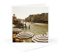 3drose GC 137749 5 6 x 15,2 cm "Cinergy le long du Gran canal/Italie Eu16 Dny0020 David Noyes" carte de voeux