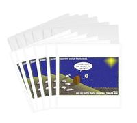 3drose GC 3089 _ 1 6 x 15,2 cm "Silent Night/Holy Night" carte de voeux