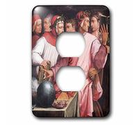 3dRose LLC 3dRose LLC lsp_127118_6 Dispute entre Dante et les Poètes d'amour toscane par Giorgio Vasari - 2 prises de prises