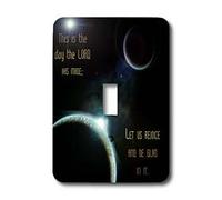 3drose LLC 3drose LLC LSP 99100 _ 1 A Soleil nous Annonçons une nouvelle Aube Plus d'un système solaire avec la Bible Verse Psalm 118 Verse 24 - Single Interrupteur à bascule