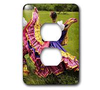 3dRose LLC lsp_10011_6 Renforcé contre trois milles de rives pristines dans la province de Guanacaste au Costa Rica 2 prises de courant