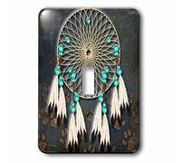 3drose LLC LSP 108095 1 Design unique en son Genre Native American Art simple Interrupteur à bascule