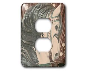 3dRose LLC lsp_10870_6 Merry Go Round Horse Photographié par Angelandspot 2 prises