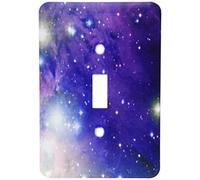 3dRose LLC LSP_112992_1 Cool Outer Space Stars and Planets Interrupteur à bascule unique Bleu foncé Science-fiction Science-fiction Geek Astronomie Nerd