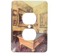 3dRose LLC lsp_127004_6 The Billard Room At Menilhubert By Edgar Degas 2 Bouchon de prise