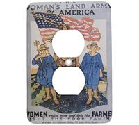 3dRose LLC lsp_149405_6 Affiche publicitaire vintage The Womans Land Army of America 2 prises prises prises
