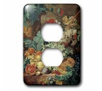 3dRose LLC lsp_149701_6 Fruit Nature morte par Jan Van Huysum Raisins, grenade, pêches et prunes 2 prises