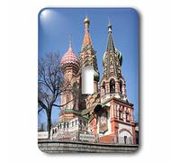 3dRose LLC. lsp_164784_1 Cathédrale Saint-Basilic, Place Rouge, Moscou, Russie Photo par Rhonda Albom - Interrupteur à bascule, multicolore