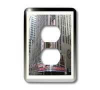 3dRose LLC lsp_29545_6 Radio City Music Hall Christmas in New York Photography Places, 2 prises de courant