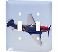 3dRose LLC lsp_76020_2 Nouvelle-Zélande, Warbirds Over Wanaka, Vintage Airplanes-Au02 Dwa6023 David Wall Double interrupteur à bascule