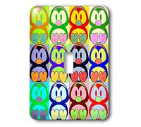 3dRose LLC lsp_8061_1 Pingouin Pop Art, interrupteur à bascule simple