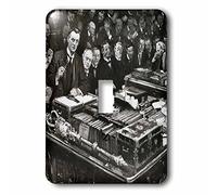 3dRose LLC lsp_83082_1 Histoire de l'Angleterre, discours de Sir Edward Grey, Gravure Hi13 Pri0166 Prisma Interrupteur à bascule unique