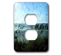 3dRose LLC lsp_8672_6 Walk on The Beach, 2 prises de courant