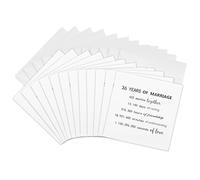 3dRose Lot de 12 cartes de vœux - 36 ans de mariage 36e anniversaire de mariage en mois jours - 15,2 x 15,2 cm (gc_318823_2)