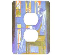 3dRose lsp_100918_6 Photo de la célèbre peinture Voyeur par Salvador Dali 2 prises de couverture