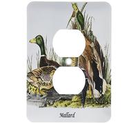 3drose LSP 114097 _ 6 Canard par John James Audubon 2 Plug Outlet Coque