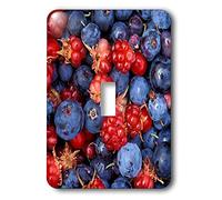3dRose Lsp_1215_1 Wild Berries Interrupteur à bascule simple
