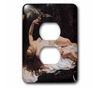 3dRose lsp_127971_6 Femme avec un perroquet par Gustave Courbet 2 prises de prise