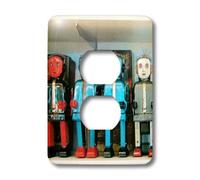 3dRose lsp_16449_6 Cache de sortie pour robot ville 2 prises