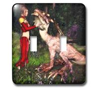 3dRose lsp_18572_2 Dragon Trainer Interrupteur à baïonnette