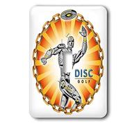 3dRose Lsp_19245_1 Robot Lanceur 2 A Robot Mécanique Jette Frisbee Jouer Disque Golf Simple Interrupteur à Bascule