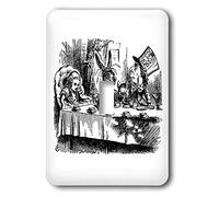 3dRose lsp_193788_1 Illustration de John Tenniel Alice au pays des merveilles Multicolore