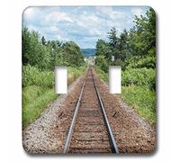 3dRose (LSP_225876_2 Voie ferroviaire à interrupteur à bascule, Furano, Préfecture de Hokkaido, Japon