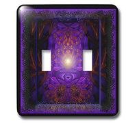 3dRose lsp_23493_2 The Power In Meditation New Age Symbolic Mystic Spiritualité Spirituelle Double interrupteur à bascule