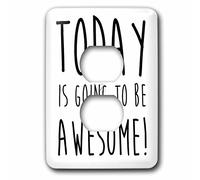 3Drose Lsp_237361_6 Today Is Going to Be Awesome Cache-Prise Multicolore