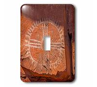 3dRose LSP_258710_1 Arizona, Palatki Heritage, Roasting Pit site, Pictograph Rock Art Interrupteur à baïonnette, Ne s'applique Pas