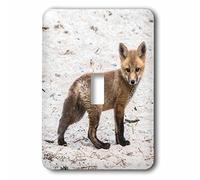 3dRose (lsp_261657_1) Interrupteur à bascule simple (1) Kit renard