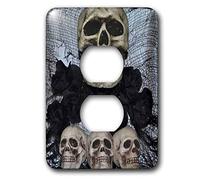 3dRose lsp_27275_6 The Skulls One Large Skull and Three Small 2 prises