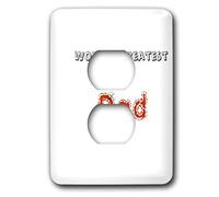 3dRose lsp_27926_6 Worlds Greatest Dad 2 Prise de courant