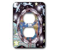 3dRose lsp_3608_6 Song of The Cherokee Little People Couvercle de prise 2 prises