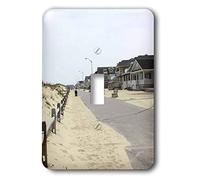 3dRose Lsp_38301_1 Interrupteur à bascule simple Walking Along The Warm Boardwalks Of The Jersey Shore