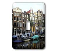 3dRose lsp_38332_1 Pas une maison ressemble à une autre sur cette promenade dans les rues d'Amsterdam Interrupteur à bascule simple