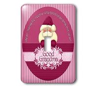 3dRose lsp_38727_1 Santa I Have Been A Very Good Grandma This Year in Pink Single Toggle Switch