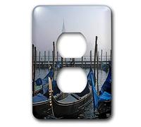 3dRose lsp_45526_6 Bateaux à St Marks Square à Venise Italie 2 prises