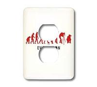 3dRose LSP_47365_6 Kike Calvos Evolution by Natural Selection of A Professional Photographer on White Background Outlet Cover