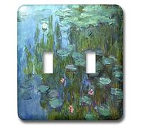 3dRose lsp_49340_2 "Monet's Water Lilies Painting Interrupteur à baïonnette