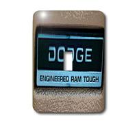 3dRose lsp_59651_1 The Part On The Truck That Says, Dodge Engineered Ram Tough Interrupteur à bascule simple