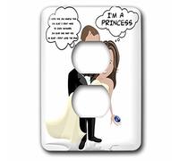 3dRose lsp_60000_6 Prince William And Kate Middleton Mariage 2 prises Multicolore