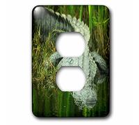 3dRose LSP_62370_6 Grow Them Big Here in Florida Couverture de prise Alligator